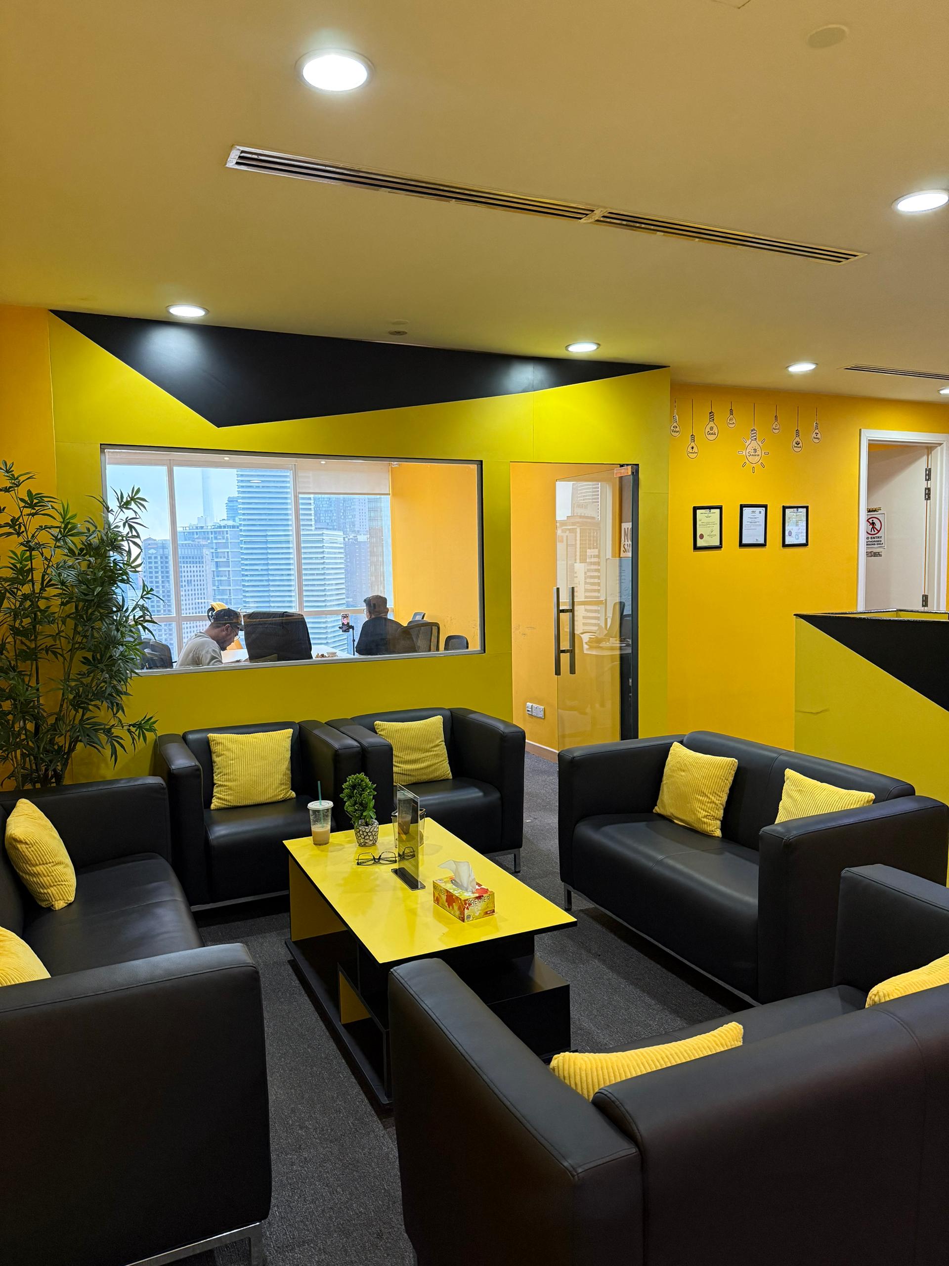 Professional office environment in Kuala Lumpur with modern workspace and business team